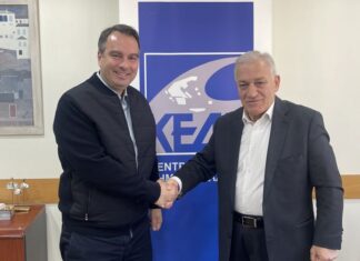 Συνάντηση Θανάση Παπαθανάση με τον Πρόεδρο της ΚΕΔΕ Λάζαρο Κυρίζογλου