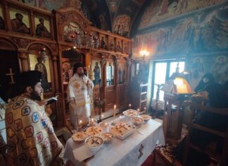 Στην Παραβόλα για το Ψυχοσάββατο ο Μητροπολίης Δαμασκηνός