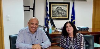 Nαύπακτος: Τη νέα Προϊσταμένη της Εφορείας Αρχαιοτήτων Φ. Σαράντη υποδέχθηκε ο Β. Γκίζας