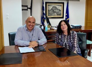 Nαύπακτος: Τη νέα Προϊσταμένη της Εφορείας Αρχαιοτήτων Φ. Σαράντη υποδέχθηκε ο Β. Γκίζας