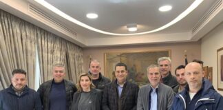 Συνάντηση Παπαναστασίου με μέλη του Συλλόγου Εμπόρων και Επιχειρηματιών