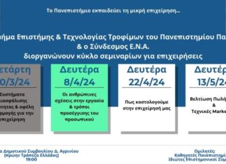 Σεμινάριο για τη διαχείριση του ανθρώπινου δυναμικού τη Δευτέρα στο Αγρίνιο
