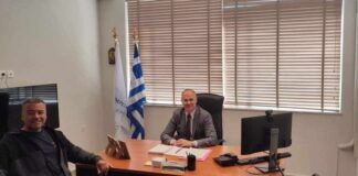 ΔΕΥΑ Μεσολογγίου: Συνάντηση του αντιπροέδρου με τον αντιπεριφερειάρχη Νίκο Κατσακιώρη
