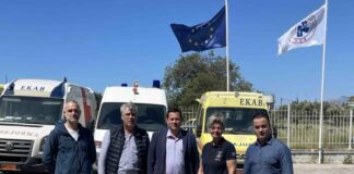 Στο επιχειρησιακό κέντρο του ΕΚΑΒ Δυτικής Ελλάδας ο αντιπεριφερειάρχης Θ. Βασιλόπουλος