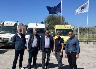 Στο επιχειρησιακό κέντρο του ΕΚΑΒ Δυτικής Ελλάδας ο αντιπεριφερειάρχης Θ. Βασιλόπουλος