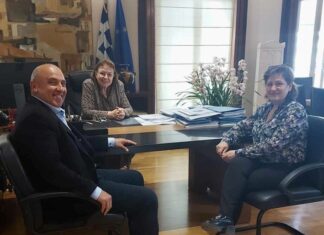 Ναύπακτος: Συνάντηση Γκίζα με Μενδώνη και Βικάτου