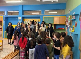 Επίσκεψη του ΚΑΠΗ Μεσολογγίου στο 3ο Νηπιαγωγείο