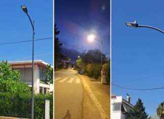 Νέα φωτιστικά υψηλής τεχνολογίας στον Αγ. Ιωάννη Ρηγανά