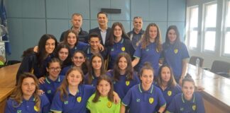 Τα εύσημα του Δημάρχου στη γυναικεία ομάδα του Παναιτωλικού για την άνοδο