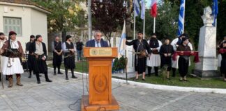 Τιμήθηκε ο Αρχηγός της Φρουράς στην Ιερή Πόλη του Μεσολογγίου