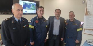Συνάντηση Θ.Βασιλόπουλου με Διοικητή της Πυροσβεστικής Διεύθυνσης Δυτικής Ελλάδας