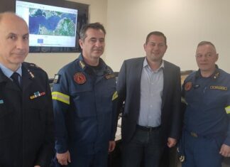 Συνάντηση Θ.Βασιλόπουλου με Διοικητή της Πυροσβεστικής Διεύθυνσης Δυτικής Ελλάδας