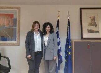 Συνάντηση της Αμαλίας Βούλγαρη με τη Ζέφη Δημαδάμα για θέματα Ισότητας Φύλων και Ανθρώπινων Δικαιωμάτων