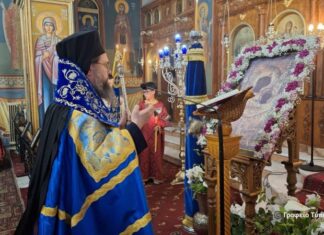 Η Γ’ Στάση των Χαιρετισμών της Παναγίας στο Θέρμο