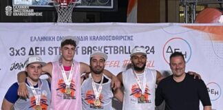 Με μεγάλη συμμετοχή το 3×3 ΔΕΗ Street Basketball στο Μεσολόγγι