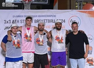 Με μεγάλη συμμετοχή το 3×3 ΔΕΗ Street Basketball στο Μεσολόγγι