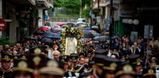 Η Λιτανεία του Αγίου Χριστοφόρου στο Αγρίνιο