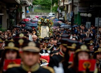 Η Λιτανεία του Αγίου Χριστοφόρου στο Αγρίνιο