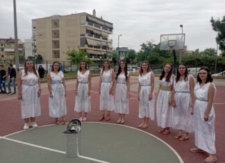 2o Γυμνάσιο Αγρινίου: Αναπαράσταση της Τελετής Αφής της Ολυμπιακής Φλόγας