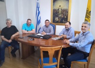 Συνάντηση Μπλέτσα με Τριανταφυλλάκη για το Σχέδιο Προσαρμογής στην Κλιματική Αλλαγή