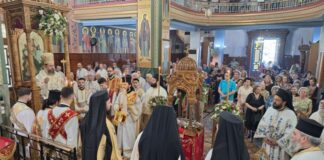 Η εορτή του Αγίου Πνεύματος στη Μητρόπολη Αιτωλοακαρνανίας