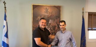 Συνάντηση Διαμαντόπουλου με τον Αντιπεριφερειάρχη Υποδομών