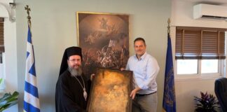 Συνάντηση Διαμαντόπουλου με το Μητροπολίτη Αιτωλίας & Ακαρνανίας