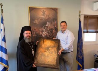 Συνάντηση Διαμαντόπουλου με το Μητροπολίτη Αιτωλίας & Ακαρνανίας