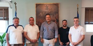 Συνάντηση Διαμαντόπουλου με τον Εμπορικό Σύλλογο για τα έργα του Οpen Mall Μεσολογγίου