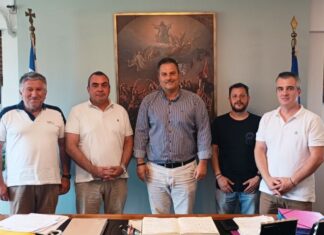 Συνάντηση Διαμαντόπουλου με τον Εμπορικό Σύλλογο για τα έργα του Οpen Mall Μεσολογγίου