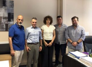 Συνάντηση εργασίας του Χαράλαμπου Μπονάνου στα γραφεία του Athens Film Office