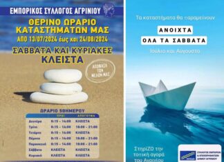 «Οι μεν και oι δεν» με τα Σάββατα των καταστημάτων στο Αγρίνιο