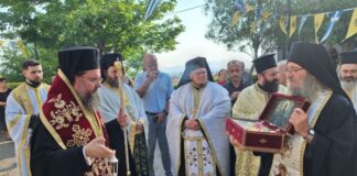 Με κάθε λαμπρότητα η υποδοχή της Δεξιάς Χειρός της Αγίας Παρασκευής στo Αγρίνιο