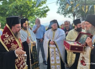 Με κάθε λαμπρότητα η υποδοχή της Δεξιάς Χειρός της Αγίας Παρασκευής στo Αγρίνιο