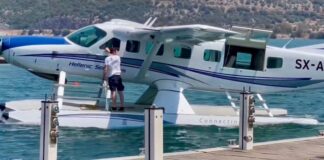 Για πρώτη φορά υδροπλάνο στην Αμφιλοχία!