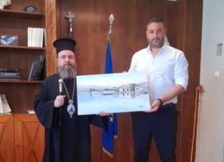 Εθιμοτυπική επίσκεψη του Μητροπολίτη Δαμασκηνού στον Αντιπεριφερειάρχη Αιτωλοακαρνανίας