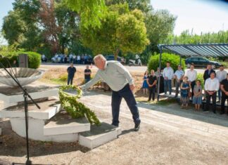 Καλύβια: Μνημόσυνο για τους εκτελεσθέντες πατριώτες του 1944