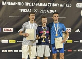 Δυο φορές πρωταθλητής εφήβων ο Διονύσης Καψάλης στο πανελλήνιο πρωτάθλημα k20