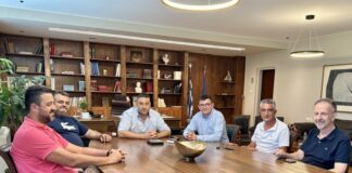 Συνάντηση Μαυρομμάτη με το Δήμαρχο Ξηρομέρου Γ. Τριανταφυλλάκη