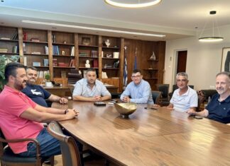 Συνάντηση Μαυρομμάτη με το Δήμαρχο Ξηρομέρου Γ. Τριανταφυλλάκη