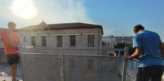 Σε εξέλιξη η αποκατάσταση του αύλειου χώρου της Δημοτικής Βιβλιοθήκης Αμφιλοχίας