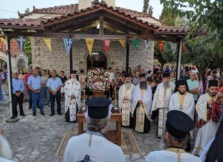 Η πανήγυρη του Ιερού Παρεκκλησίου της Παναγίας Βλαχέρνας στη Λεπενού