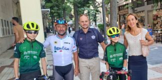 Στάση στο Αγρίνιο για τον Ιταλό Ολυμπιονίκη Paolo Bettini