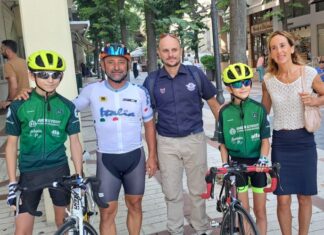 Στάση στο Αγρίνιο για τον Ιταλό Ολυμπιονίκη Paolo Bettini