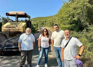 Σε εξέλιξη η βελτίωση του δρόμου στην Ι.Μ. Λυκουρρίσης στη Σκουτερά
