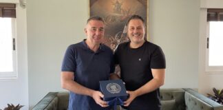 Μεσολόγγι: Συνάντηση του Σπ. Διαμαντόπουλου με τον Πρόεδρο της ΠΟΕΣΥ