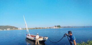 To νέο σταφνοκάρι στην παραλία του Αιτωλικού