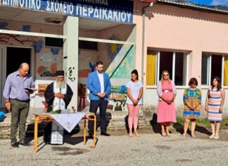 Στο Περδικάκι ο Θανάσης Μαυρομμάτης για τον αγιασμό στην έναρξη της νέας σχολικής χρονιάς