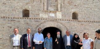 Επίσημη παράδοση του Καθολικού της Ιεράς Μονής Τιμίου Προδρόμου Βομβοκούς