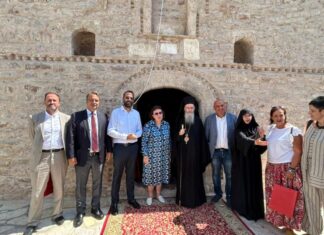 Επίσημη παράδοση του Καθολικού της Ιεράς Μονής Τιμίου Προδρόμου Βομβοκούς